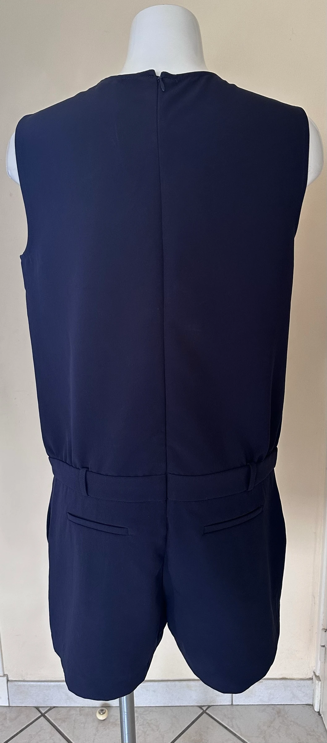Élégante Combinaison-Short Azul Marinho Etam – Tamanho 40 – Estado Impecável – photo 15